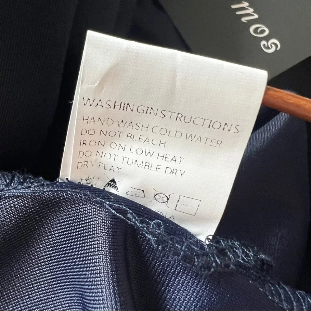 R. VIVIMOS Blue Velvet and Chiffon Jacket Duster Witchy Cloak Size Large - Picture 7 of 12